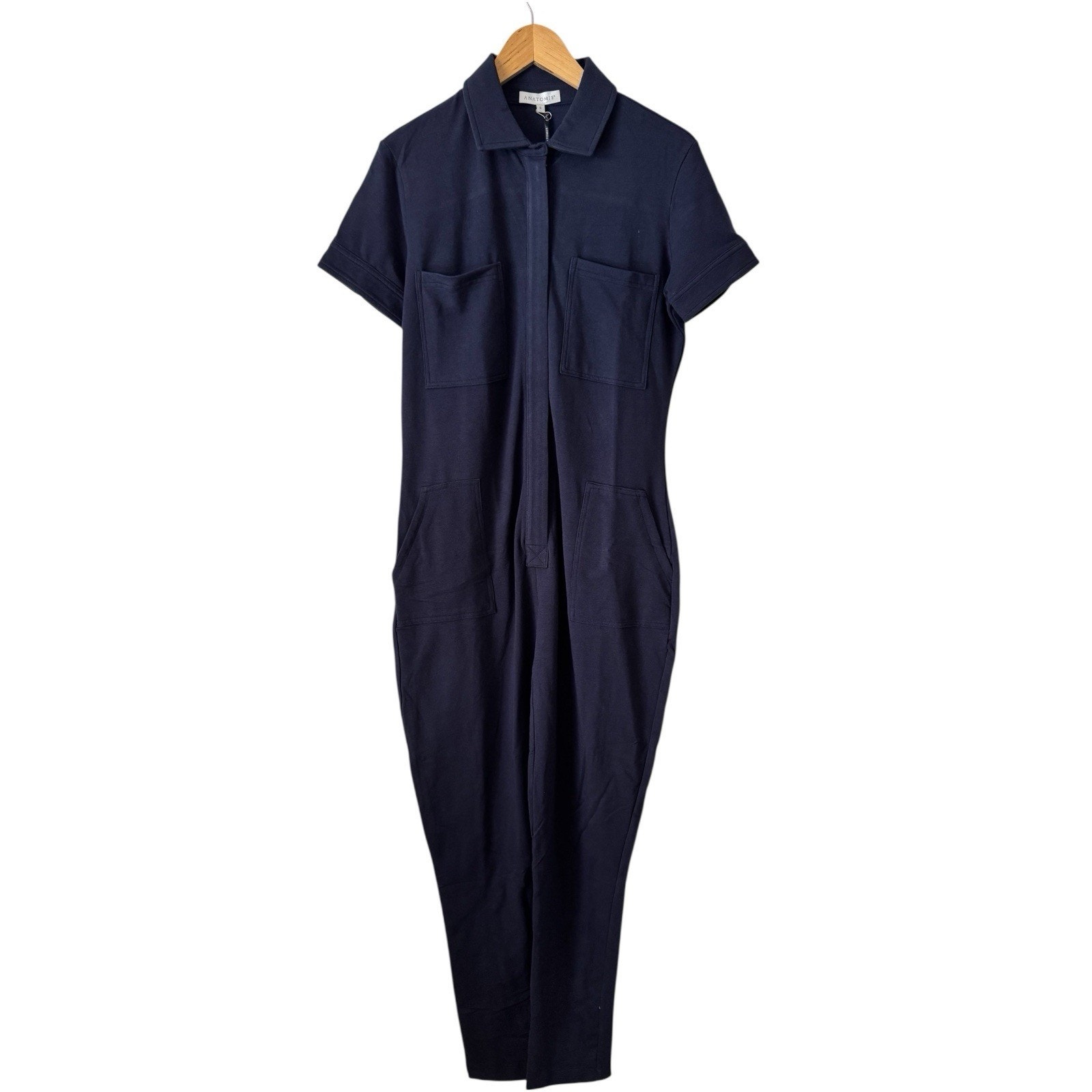 Nwt Anatomie Eleanor Terry Jumpsuit Navy Blue Size Small